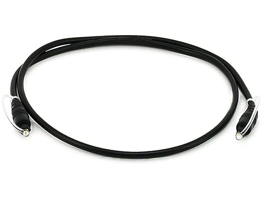 Monoprice S/PDIF Digital Optical Audio Cable, 3ft Black by Monoprice