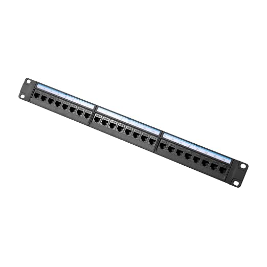 2 Packs 24-Port Cat6 Patch Panel - 10G Ready Rack-Mountable 1U Network Panel - Image 5