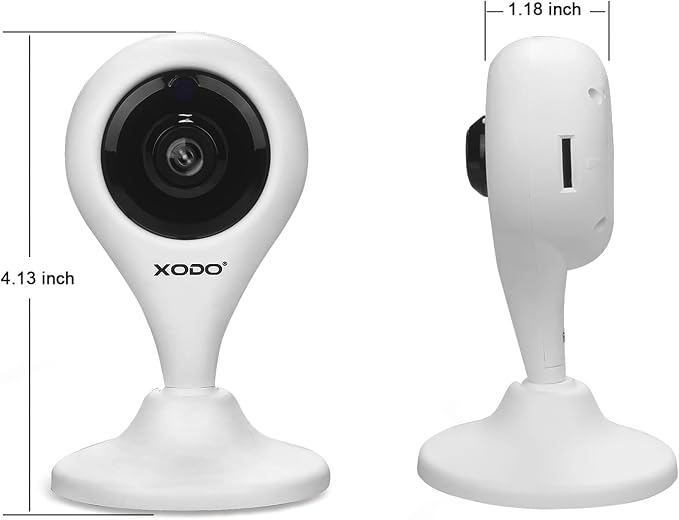 XODO Wireless Security Camera, E4 IP 1080P HD Plug-in Indoor WiFi Camera - Image 2