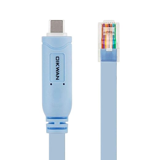 USB-C Cisco Console Cable, OIKWAN 6ft USB Type C to RJ45 Serial Adapter - Image 6