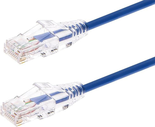 Monoprice Cat6 10ft Blue Component Level Patch Cable UTP 28AWG 550MHz Pure Bare by Monoprice