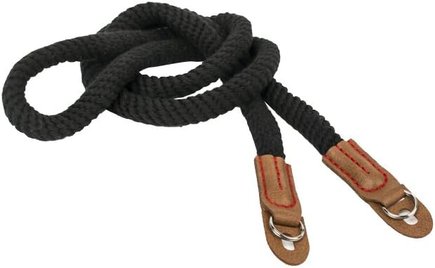 Vintage Handmade Cotton Leather Rope Camera Neck Strap - Image 4