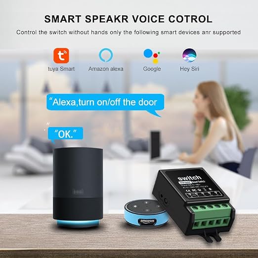 Mini12v WiFi Smart Switch, Dry Contact 5-48v Rf Wireless Remote Control Dc 12v - Image 3