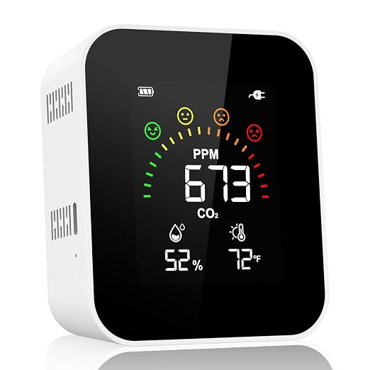 Air Quality Monitor Indoor for CO2, YOWEXA 400-10, 000 PPM Carbon Dioxide by Yowexa