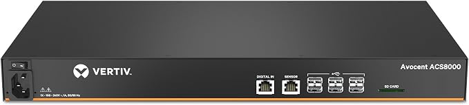 Vertiv Avocent ACS8000 Serial Console, 48 port Serial Console Server, USB Port by VertivAvocentKVMSolutions