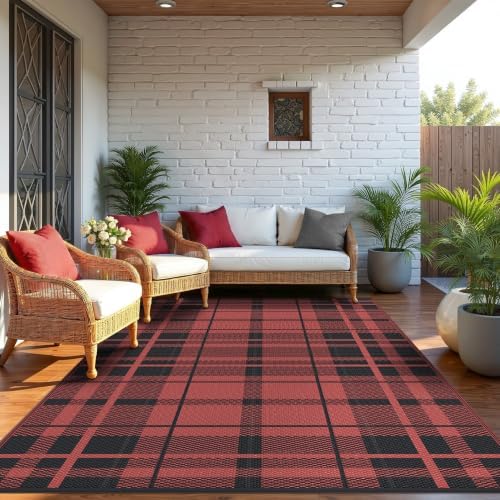GENIMO Outdoor Rug, Waterproof Plastic Rugs - Image 3