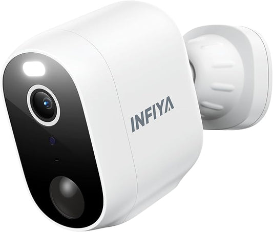 2K 3MP Security Cameras Wireless Outdoor, Battery Powered AI Human Detection by INFIYA