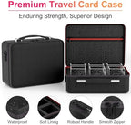 Proijeut Card Deck Box with Portable Case, 6 Pack Clear Commander Deck Box with - Image 4