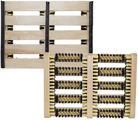 Boot and Shoe Cleaner Scrubber Brush Scraper Mat by Stalwart
