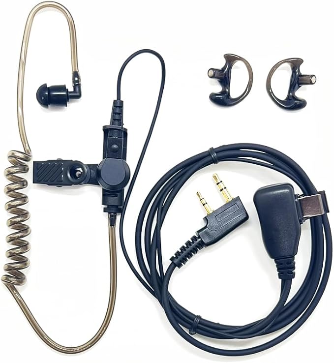 Covert Air Acoustic Tube Earpiece by Riqiki