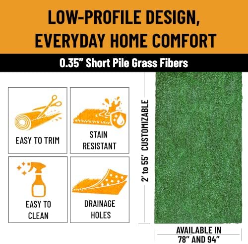 Ottomanson Artificial Turf Lite 94" x 52' - Image 4