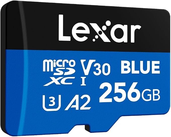 Lexar 256GB Blue Micro SD Card Up to 160MB/s, microSDXC UHS-I Memory Card - Image 9