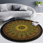 Chair Mat for Hardwood Floor Anti-Slip Floor Protector Round Gaming Computer - Image 3