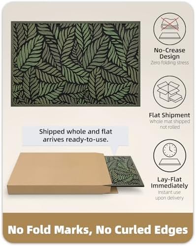 Color&Geometry Door Mat Outside Entrance 17"x30" - Image 6