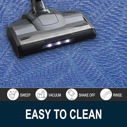 Colorxy Half Circle Waterproof Door Mat, Sturdy Rubber Doormat - Image 5