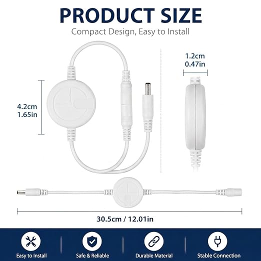 Router Rebooter Cable, 72H Auto Restart Reset Cord - Image 7