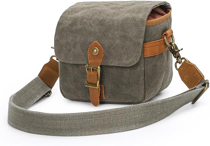 Vintage Canvas DSLR/SLR Camera Bag - Image 8
