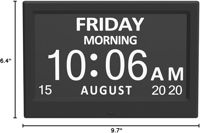 AINFTIME DST Clock with Day and Date - Image 7