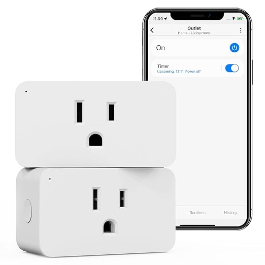 Zwave Plug 800 Series 2 Pack, Zwave Outlet Built-in Repeater Range Extender by Eva%E2%80%98slight