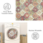 Lahome Moroccan Hallway Runner, 2x6 Kitchen Runner Rug Non Skid Washable - Image 4