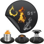 51" Fire Pit Mat for Solo Stove Bonfire by SDLDEER