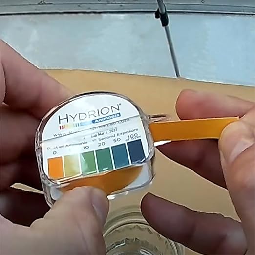 Hydrion Ammonia Test Papers 0-100 ppm, Single 15 ft. Roll - Image 2