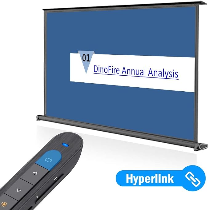 Dinofire Wireless Presenter, 2.4GHz RF + Bluetooth Presentation Clicker - Image 6