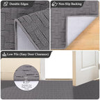 Ileading Hallway Runner Rug 2x6ft Kitchen Floor Mat Modern Geometric Non Slip - Image 3
