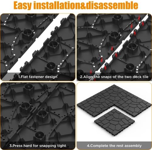 Interlocking Plastic Deck Tiles, Decking Tilkes - Image 4