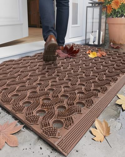 Color&Geometry Super Heavyweight TPE Welcome Mat Outdoor by COLORG