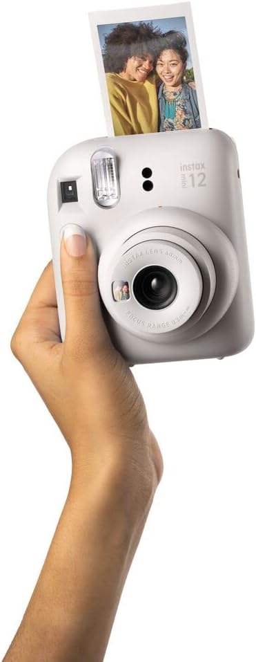 Fujifilm Instax Mini 12 Instant Film Camera Clay White, Fujifilm Instax Mini - Image 3