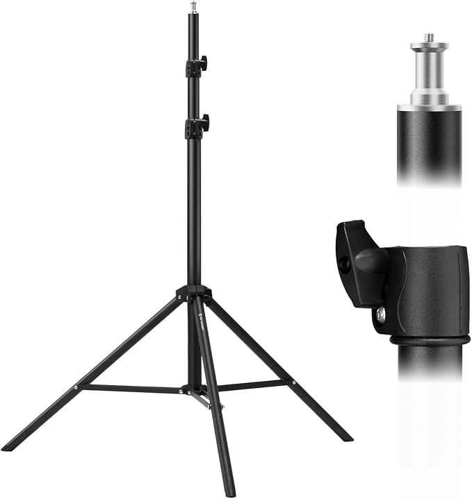 K&F CONCEPT Light Stand for Photography, 9.1ft/2.8M Portable Extendable Photo by KFCONCEPT