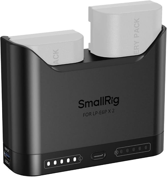 SMALLRIG LP-E6P LP-E6NH LP-E6N LP-E6 Battery Charger by SmallRig