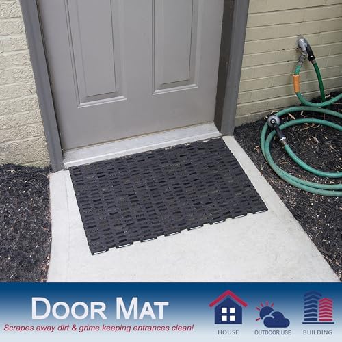 Durable Corporation Durite Outdoor Entrance Mat, Recycled Rubber Tire-Link - Image 3