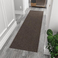 Ottomanson 2x8 Runner Rug, Non-Slip Dirt Trapper Indoor Outdoor Door Mat by Ottomanson