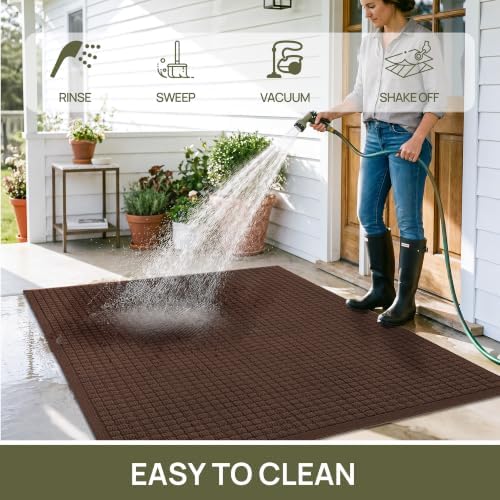 Front Door Mat Outside Entrance, Sturdy Indoor Outdoor Doormat 60x48 - Image 6