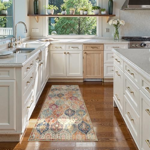 Lahome Moroccan Kitchen Rugs Non Slip Washable, 2x4 Rugs - Image 3