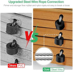 RELIANCER 12' Wooden Garden Pathway, Weather-Resistant Roll Out Cedar Walkway - Image 4