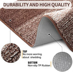 Kitinjoy Indoor Outdoor Door Mat, 48x30 Non-Slip Dirt Trapper Doormats - Image 3