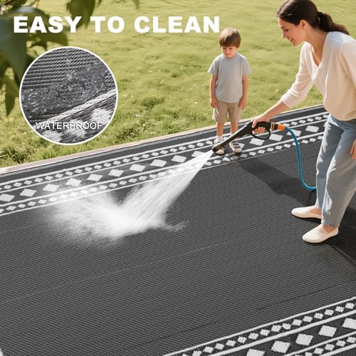 RURALITY Outdoor Rugs 8x10 Waterproof - Image 4