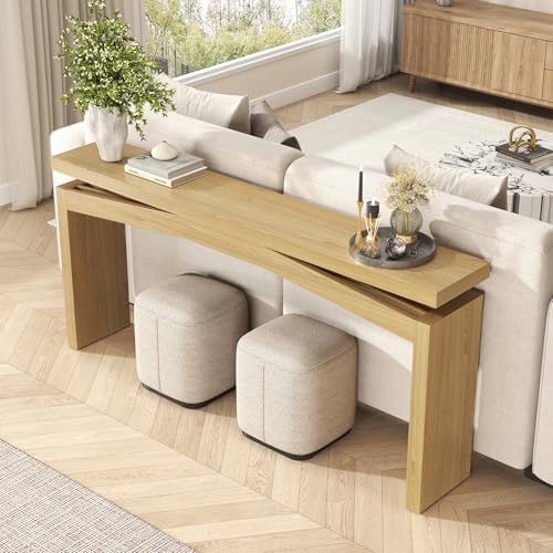 Epecoya Wooden Extra Long Console Tables - Image 5