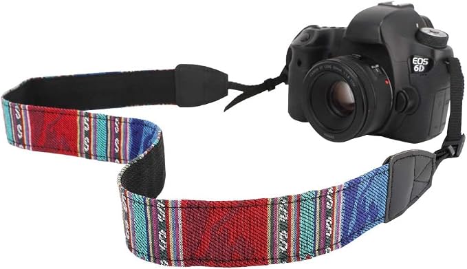 MoKo Camera Strap, Premuim Cotton Canvas Braided Adjustable Universal Sling by MoKo