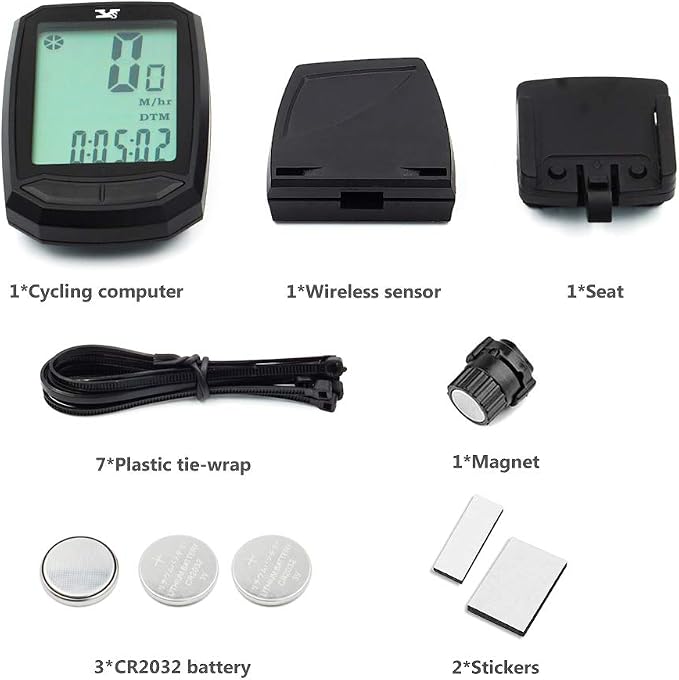 Bicycle Speedometer Waterproof Wireless Cycle Bike Computer Bicycle Odometer - Image 8