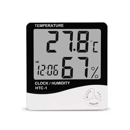 Digital Hygrometer & Thermometer – Indoor Temperature and Humidity Monitor by Supmea