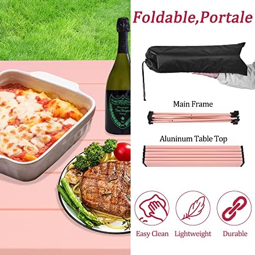 Grope Portable Beach Table for Sand, Folding Camping Table - Image 4