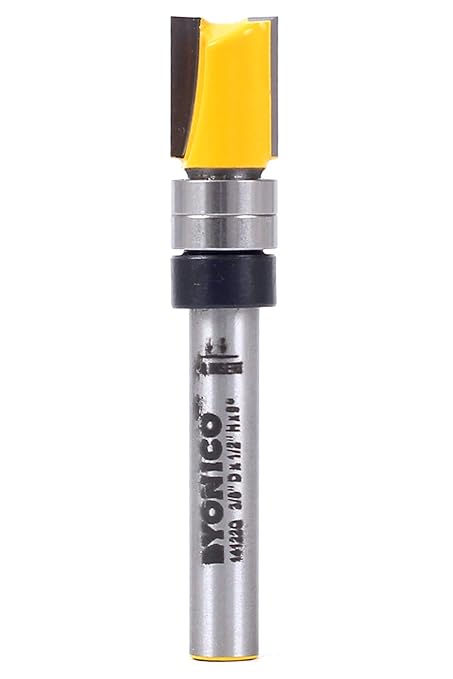 YONICO Router Bits Pattern Bit Flush Trim 3/8-Inch Diameter 1/4-Inch Shank - Image 3