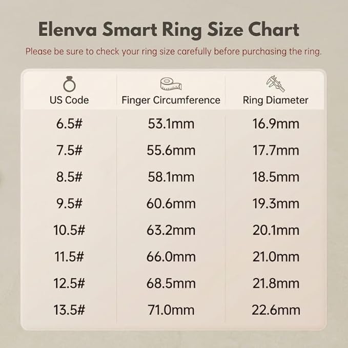 Smart Ring Health Tracker 5ATM Waterproof Sport Ring Exclusive Vibration Alerts - Image 3