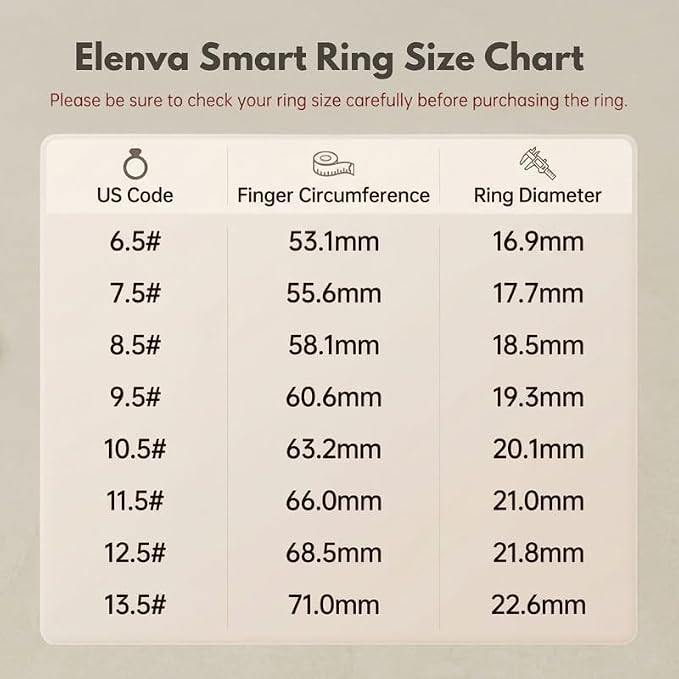 Smart Ring Health Tracker 5ATM Waterproof Sport Ring Exclusive Vibration Alerts - Image 3