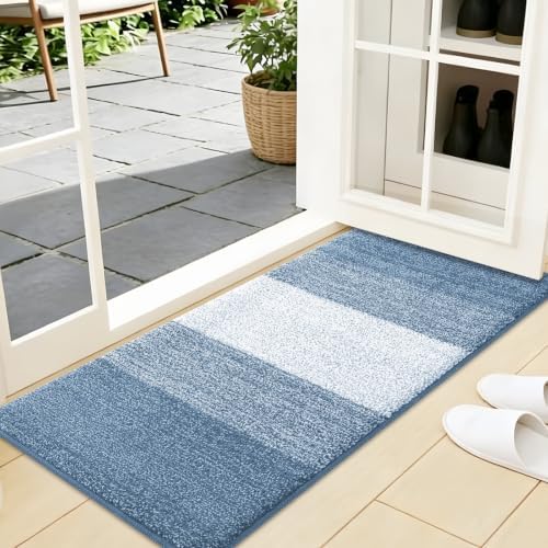 Kitinjoy Indoor Outdoor Door Mat, 44x24 Non-Slip Dirt Trapper Doormats by Kitinjoy