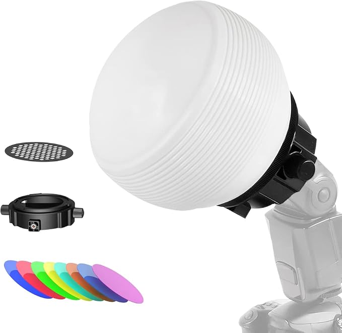 Photography Lighting Flash Diffuser Set, LENSGO Professional Flash Kit Flash by LENSGO